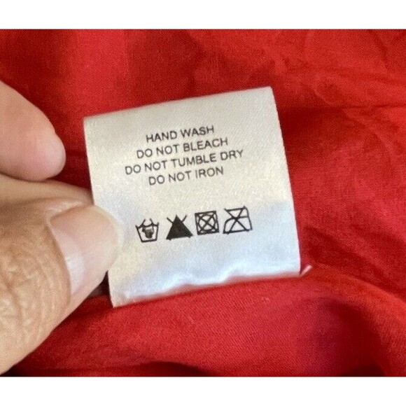 House Of Harlow X Revolve Red Metallic Halter Open Back Maxi Front Slit Button S - Picture 8 of 14